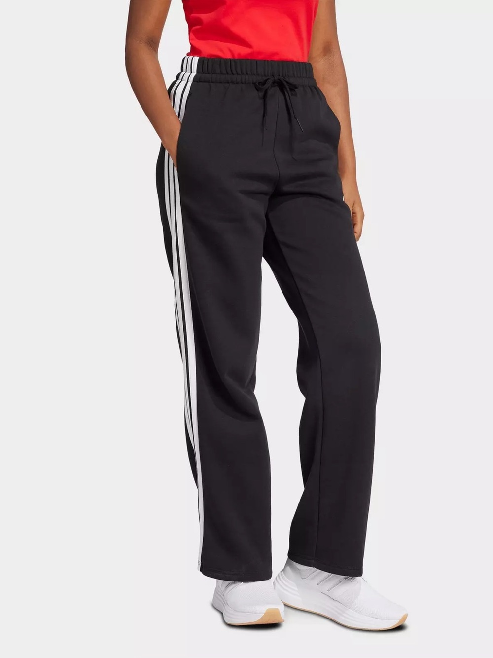 Adidas Black Jogger Pants with Elastic Waist
